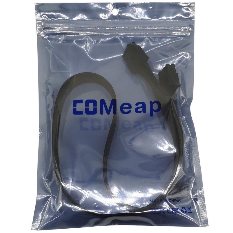 COMeap CPU Cable for Seasonic PSUs, PCIe 8 Pin Male to CPU 8 Pin (4+4 Detachable) Male EPS-12V Motherboard Power Adapter 25-inch(63cm) - Image 5